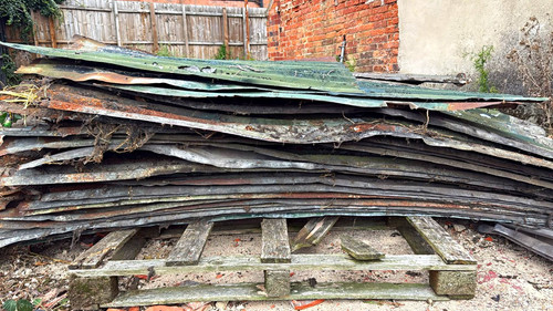 Used corrugated roof panels - used,