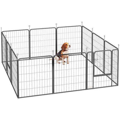 Pawhut dog pen panel - pawhut, puppy