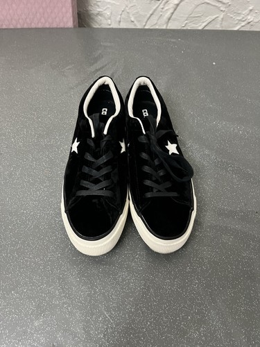 Women black velvet - black,