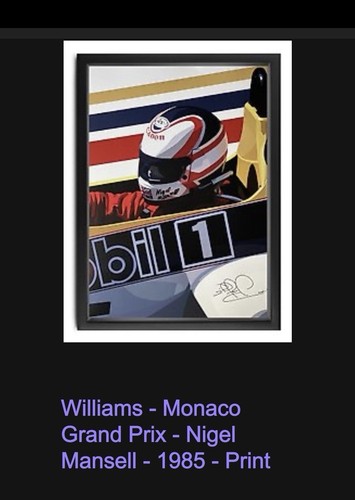 Hand signed nigel mansell - hand,