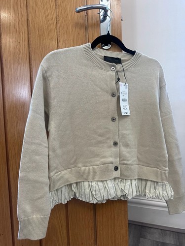 Zara ruffled cardigan - cardigan, size