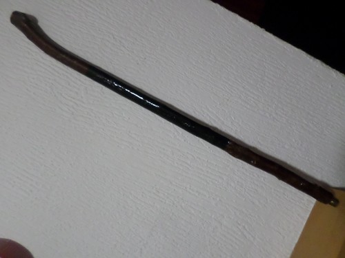 Blackthorn knob walking stick - knob,