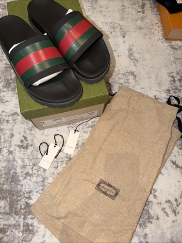 Gucci web mens slides - web,