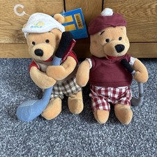 2x Golfer Pooh Beanies Inc