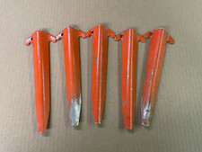 Lot Of 5 Camping Tent Stakes HEAVY DUTY Altro US Military