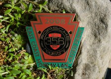 VINTAGE ENAMEL AUTOMOBILE CAR