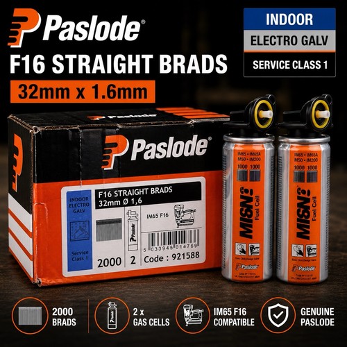 Paslode f16 straight brads - paslode,