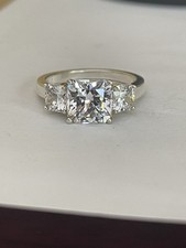 Sterling Silver Square Cut