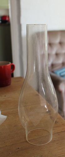 Oil lamp glass funnel 26cm - lamp,