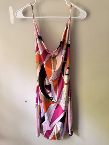 Women pink orange abstract - pink,