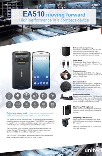 Unitech ea510 android - 5",