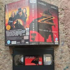 The Mask of Zorro VHS Video Tape 1998