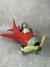 A VINTAGE STYLE TIN PLATE MODEL OF AN AEROPLANE - Decorative