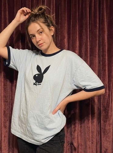 Vintage playboy graphic tee - playboy,