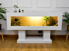 Large 6ft Modern Reptile Vivarium Tanks with Low Stand