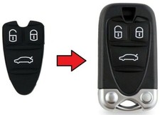 3 Buttons Key Rubber Pad