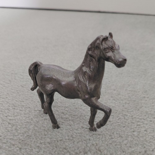Antique pewter male - male, horse