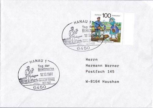 Hanau 1991 postman - postman, barge