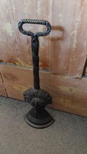 Vintage Wheatsheaf Doorstop In Heavy Brass 39.5cm