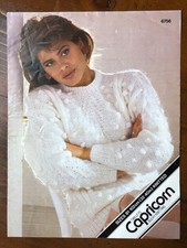 Twilleys 6576 knitting pattern ladies brushed chunky bobble pattern sweater