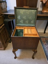 Edwardian Mahogany Sewing Unit