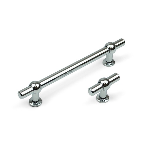 Chrome kitchen cabinet - kitchen,