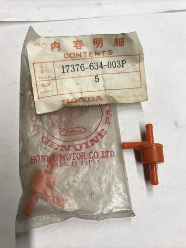 Fuel check valve genuine honda - fuel,