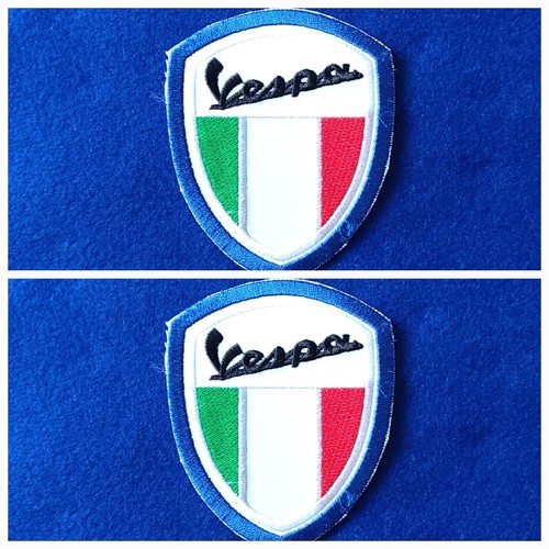 Pair vespa scooter - of,