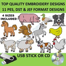 Farm Animals Embroidery