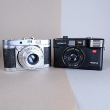 Halina Autoflash 35 & AGIMATIC 35mm Rangefinder Camera