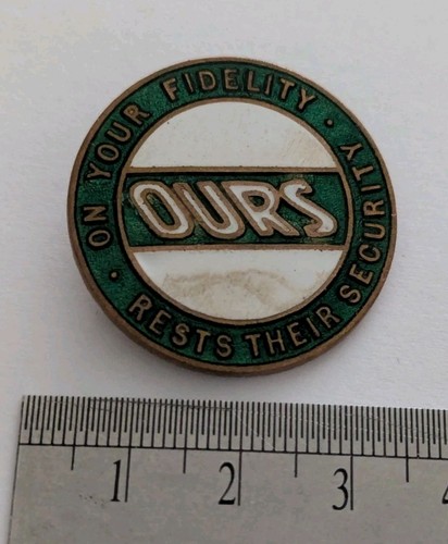 Raob ours vintage - vintage, enamel