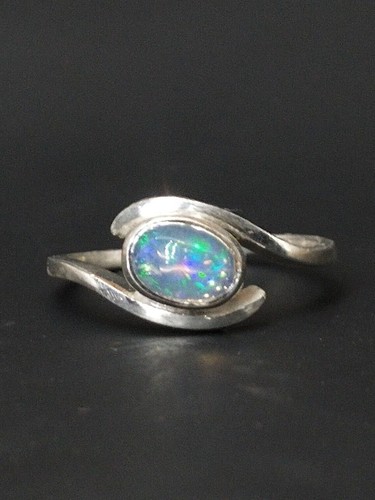 Natural ethiopian opal ring - ethiopian,
