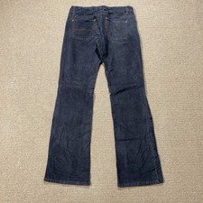 Ralph Lauren Corduroy Bootcut Trousers Womens 8 UK 28x30 Grey Cord Dress Pants