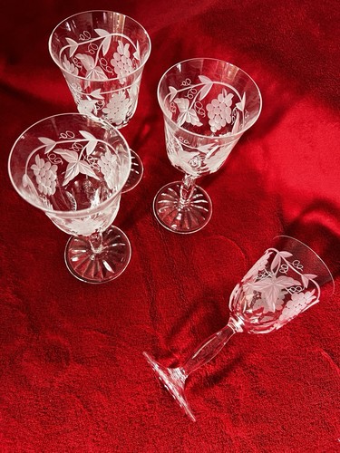 Tutbury crystal wine glasses - tutbury,