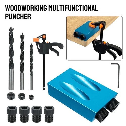 Pcs pocket hole jig kit - pocket,