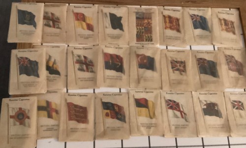British empire flags - on, silk