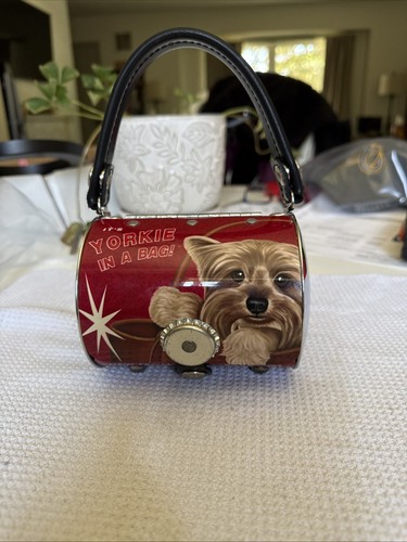 Yorkie a bag - yorkie, metal