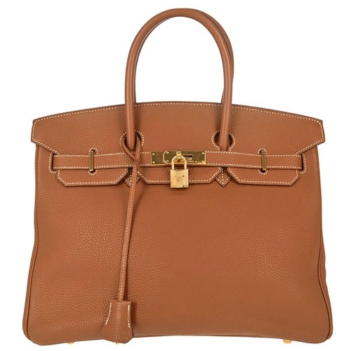 Hermes gold togo - togo, 35