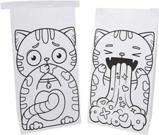 50pcs Vomit or Throw Up Bags Sick Bags for Travel Disposable Motion Sickness Bag