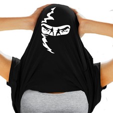 Wanna See My Ninja REVERSABLE Gimmick Trick Halloween Birthday T-SHIRT