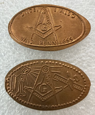 Masonic rolled out penny - masonic,