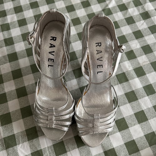 Ravel silver grey - high, heels