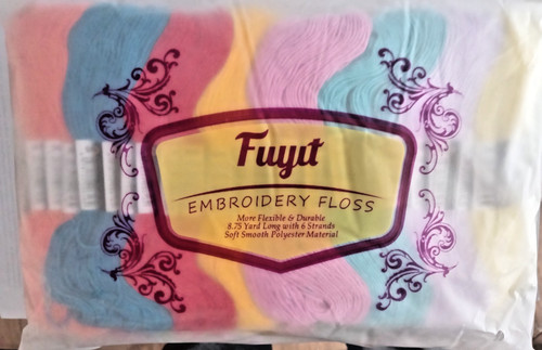 Soft smooth embroidery floss - soft,