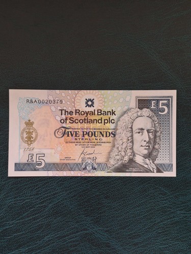 Five pound note the - five,