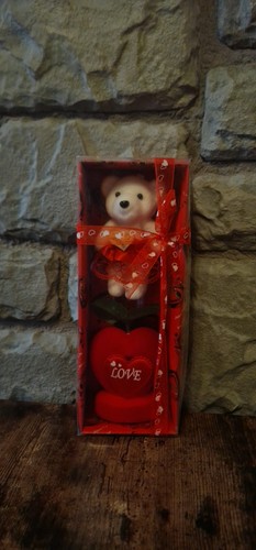 Cute teddy bear gift - gift, red