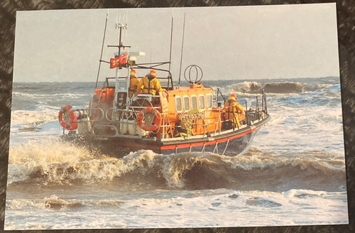 Postcard skegness lifeboat - postcard,