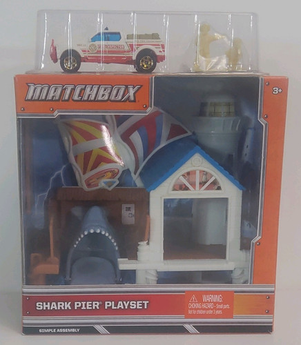 Matchbox shark pier - pier, playset