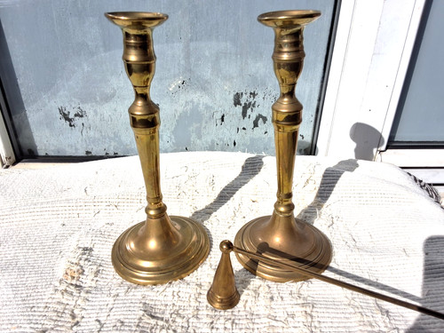 Pair antique brass - antique,