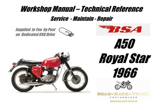 Bsa a50 royal star service - royal,