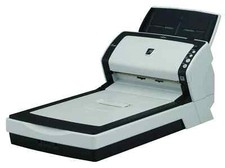 FUJITSU FI-6230 HIGH SPEED DUPLEX DOCUMENT 40PPM SCANNER WITH FLATBED & TRAYS